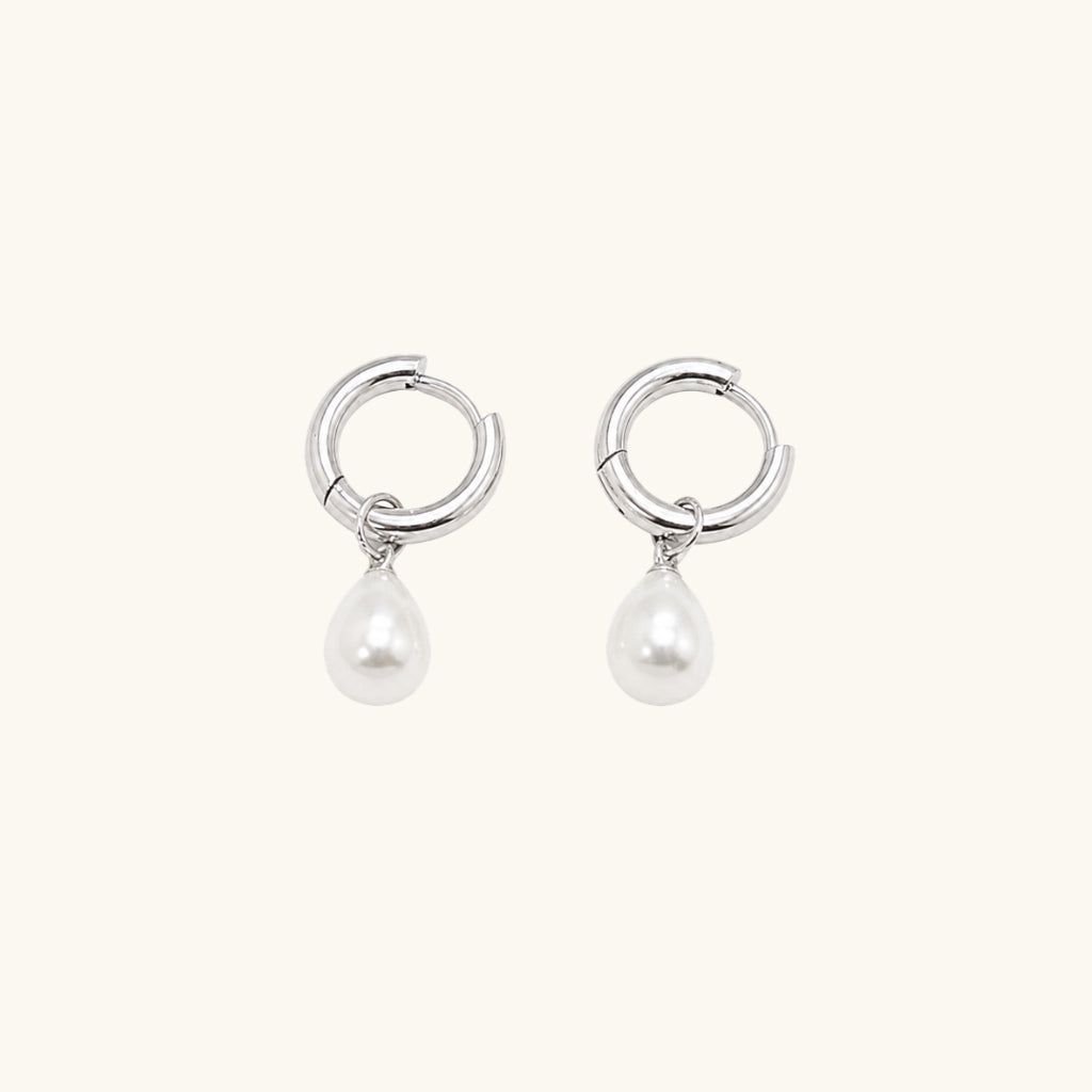 Pendientes Aro con Perla