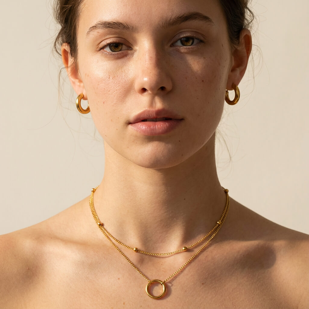 Pack Esencia Circular · Pendientes + Collar