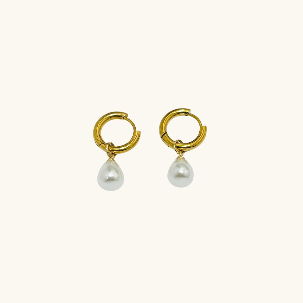 Pendientes Aro con Perla