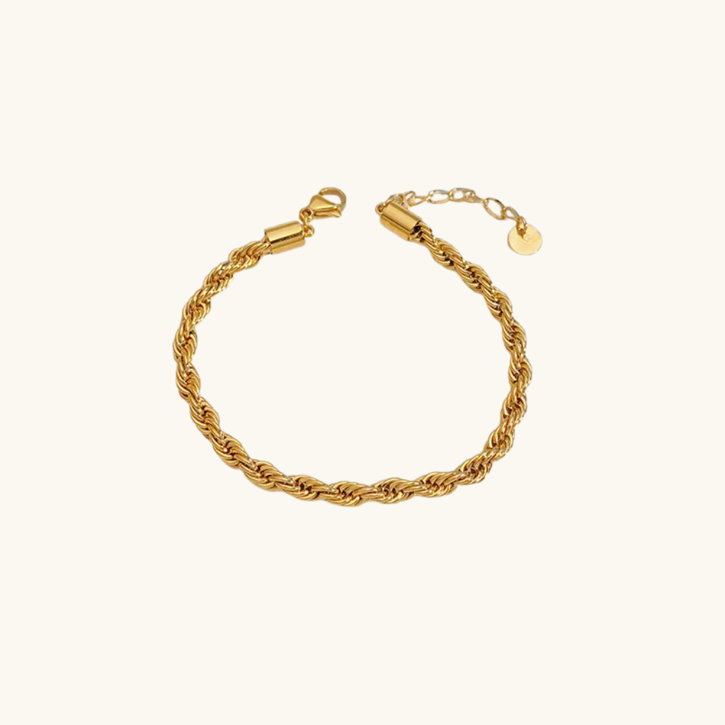 Pulsera Trenza Dorada