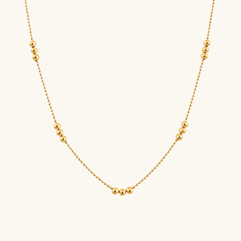 Collar Dots of Gold